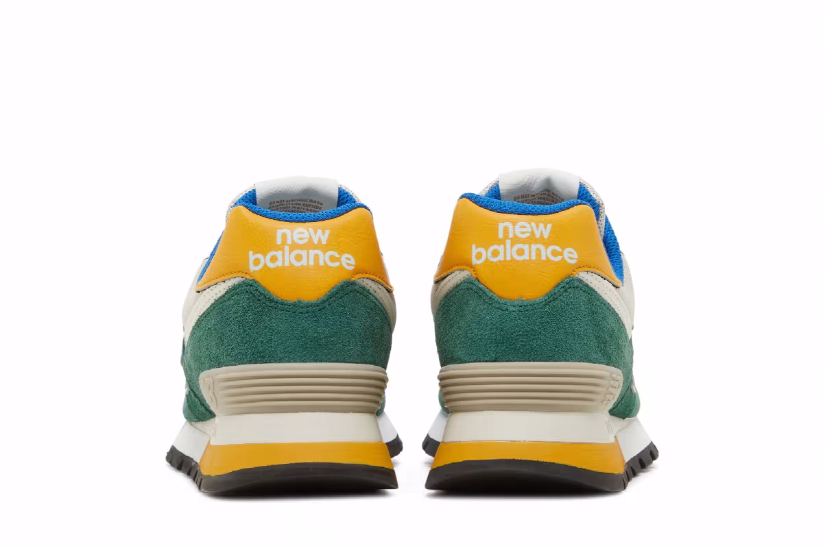 New Balance 574 Rugged Green Royal Blue, view 7