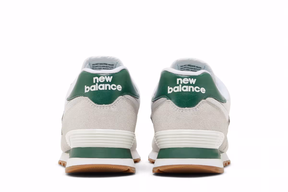 New Balance 574 White Green Gum, view 7