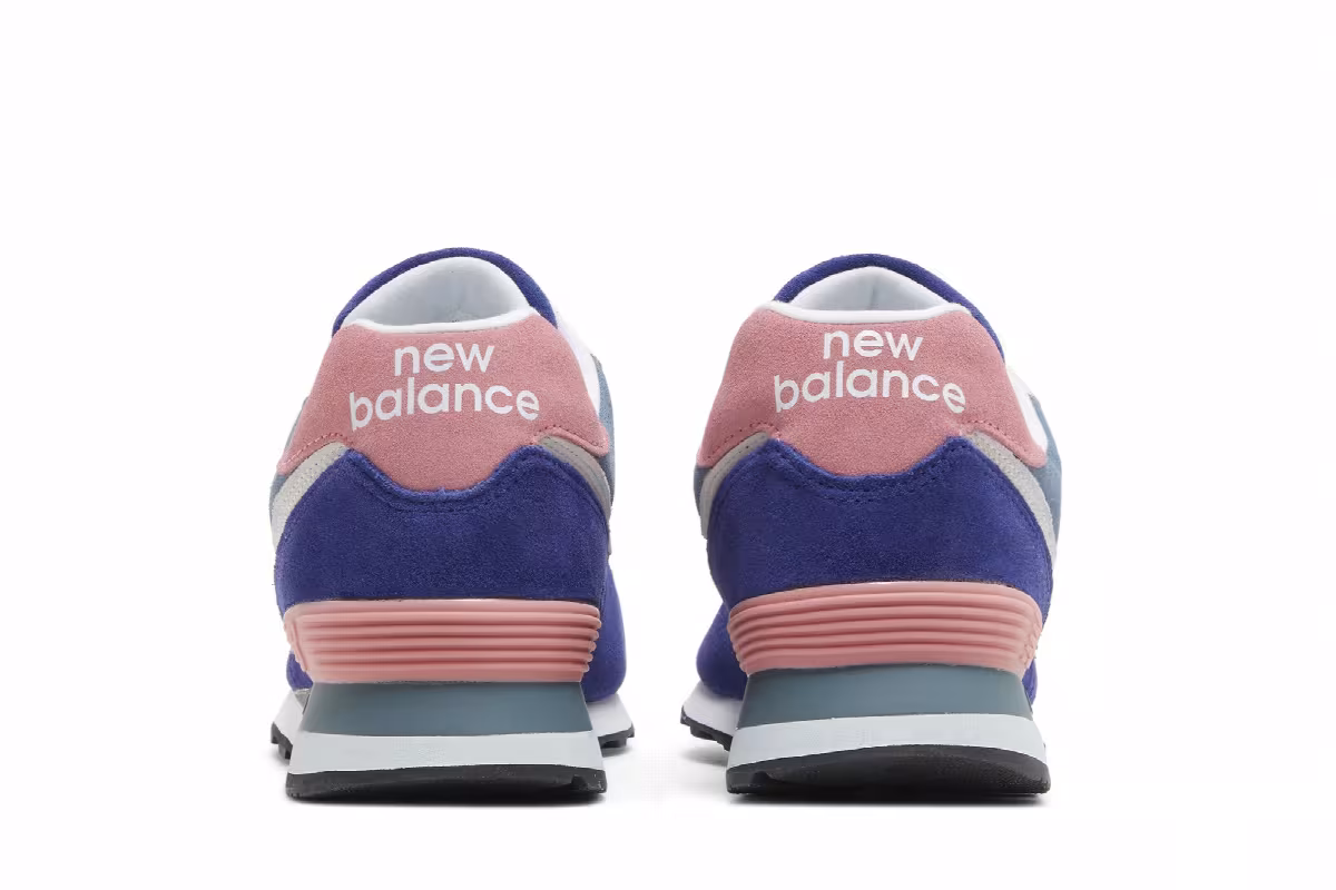 New Balance 574 Navy Natural Pink, view 7