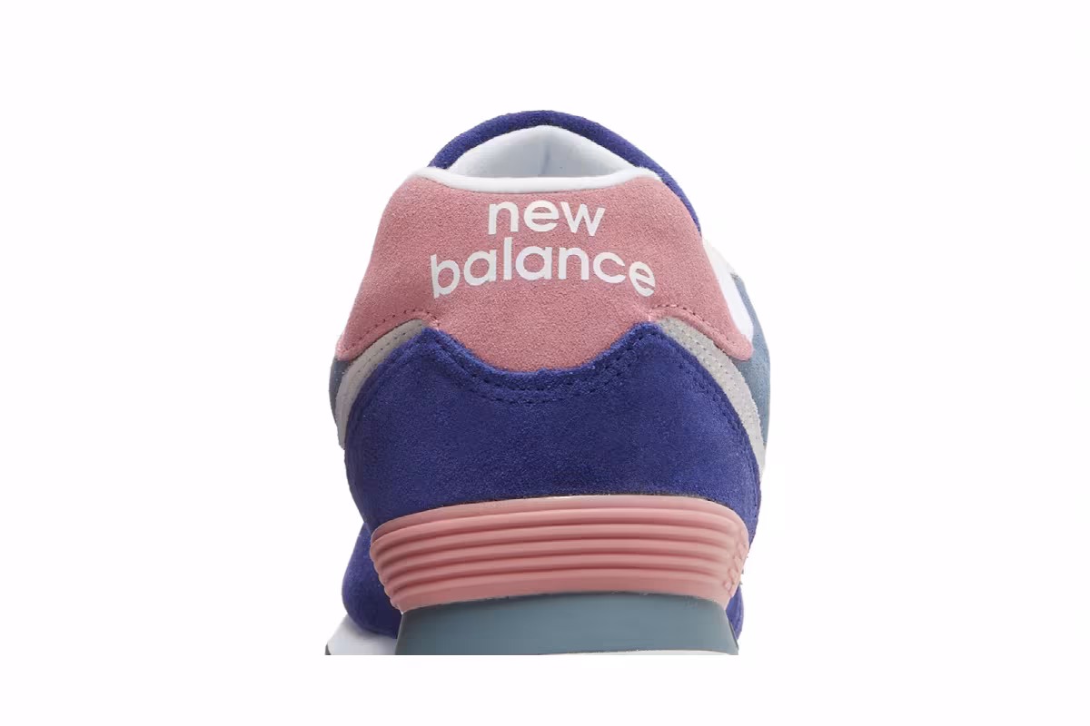 New Balance 574 Navy Natural Pink, view 8