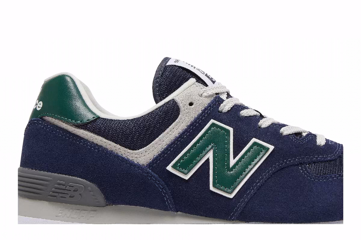 New Balance 574v2 Navy Green, view 3