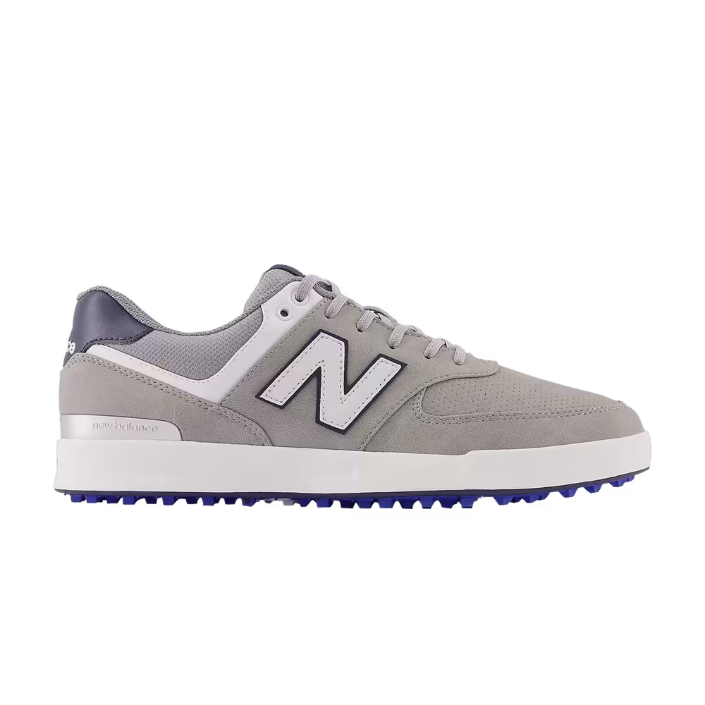 New Balance 574 Greens 4E Wide Grey White