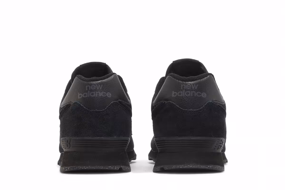 New Balance 574 Big Kid Core Pack - Black, view 7