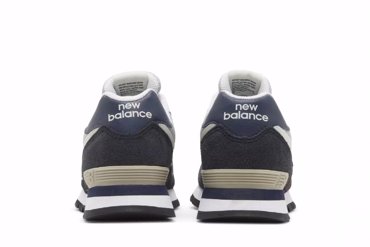 New Balance 574 Big Kid Black Nightwatch Green, view 7