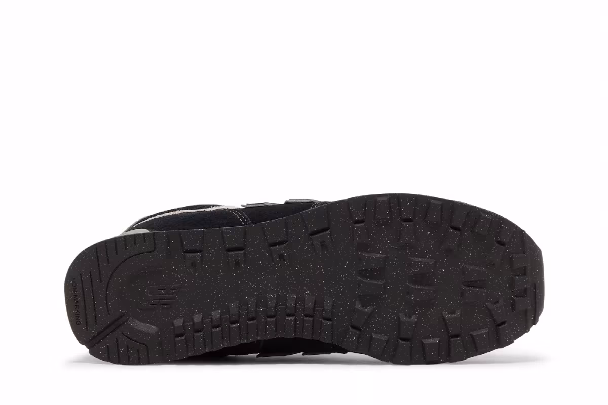 New Balance 574 Big Kid Core Pack - Black White, view 5
