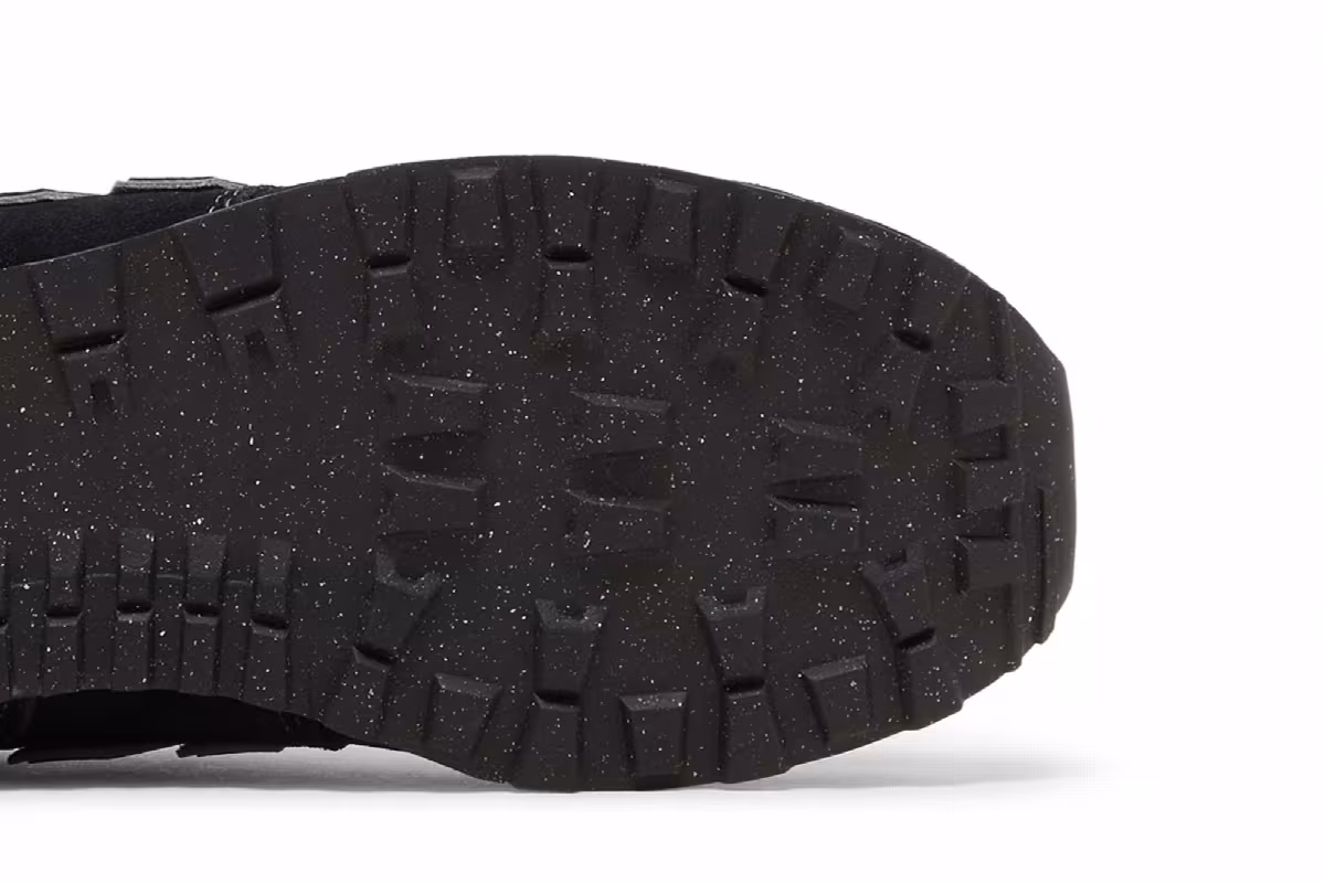 New Balance 574 Big Kid Core Pack - Black White, view 6