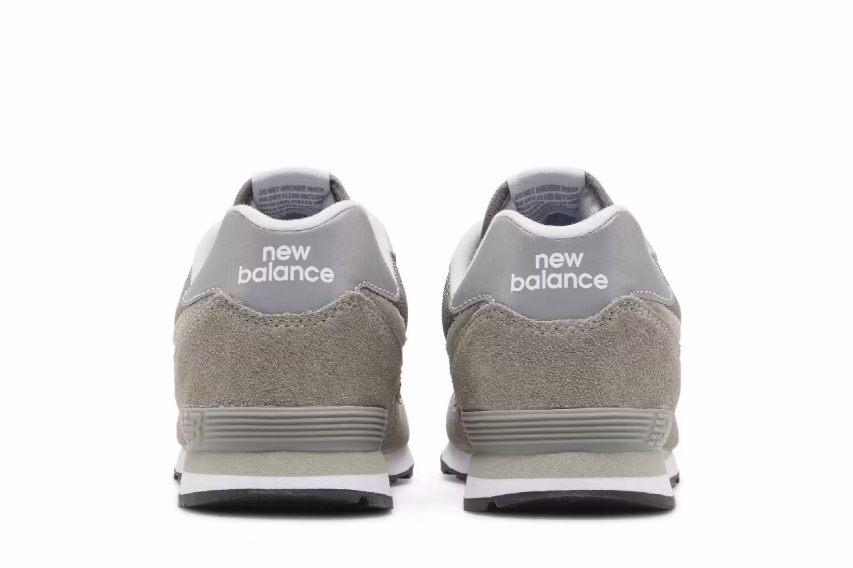 New Balance 574 Big Kid Core Pack - Grey White, view 7