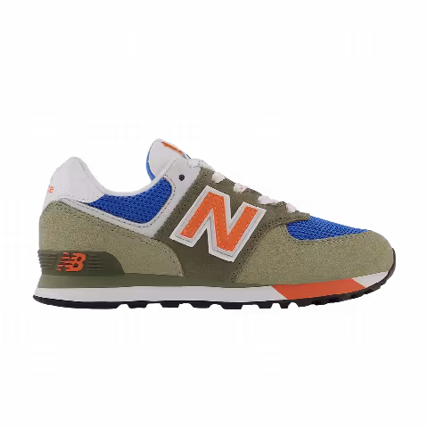New Balance 574 Little Kid 'True Camo Vibrant Orange'