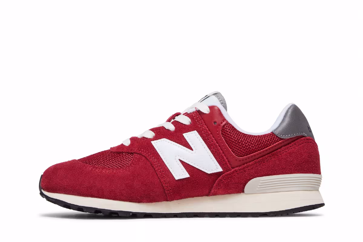 New Balance 574 Big Kid Crimson, view 4
