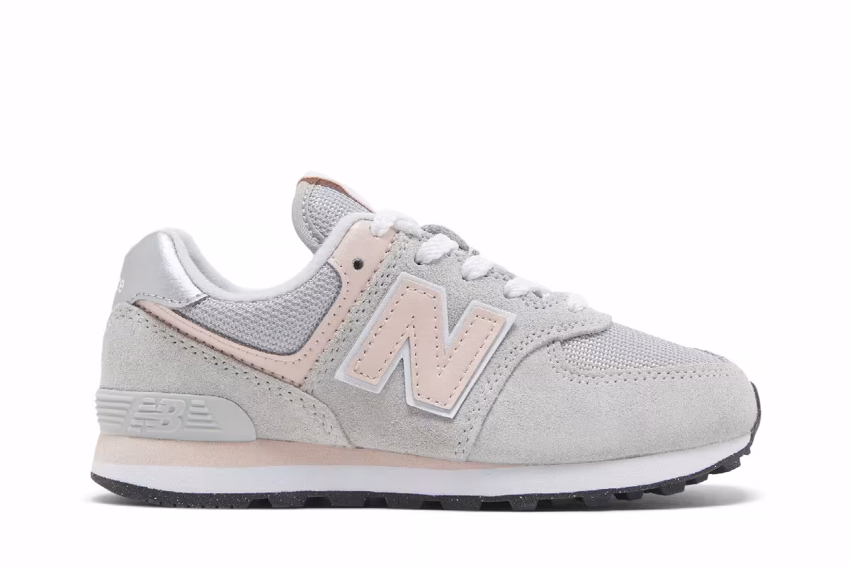 New Balance 574 Little Kid Core Pack - Rain Cloud Pink Haze, view 2