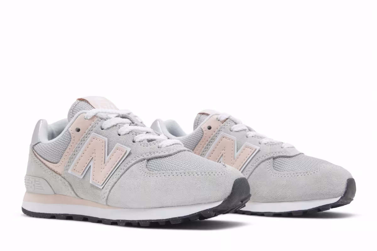 New Balance 574 Little Kid Core Pack - Rain Cloud Pink Haze, view 9
