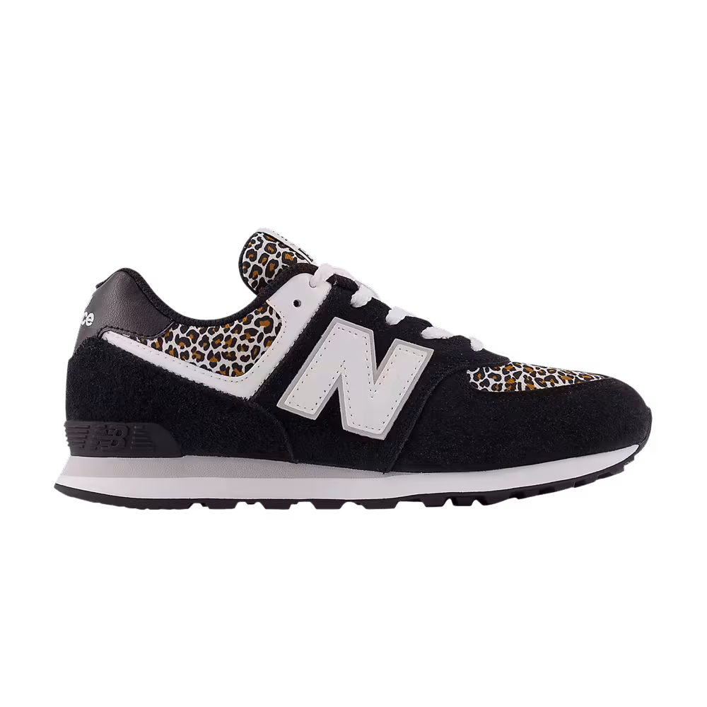 New Balance 574 Big Kid Leopard