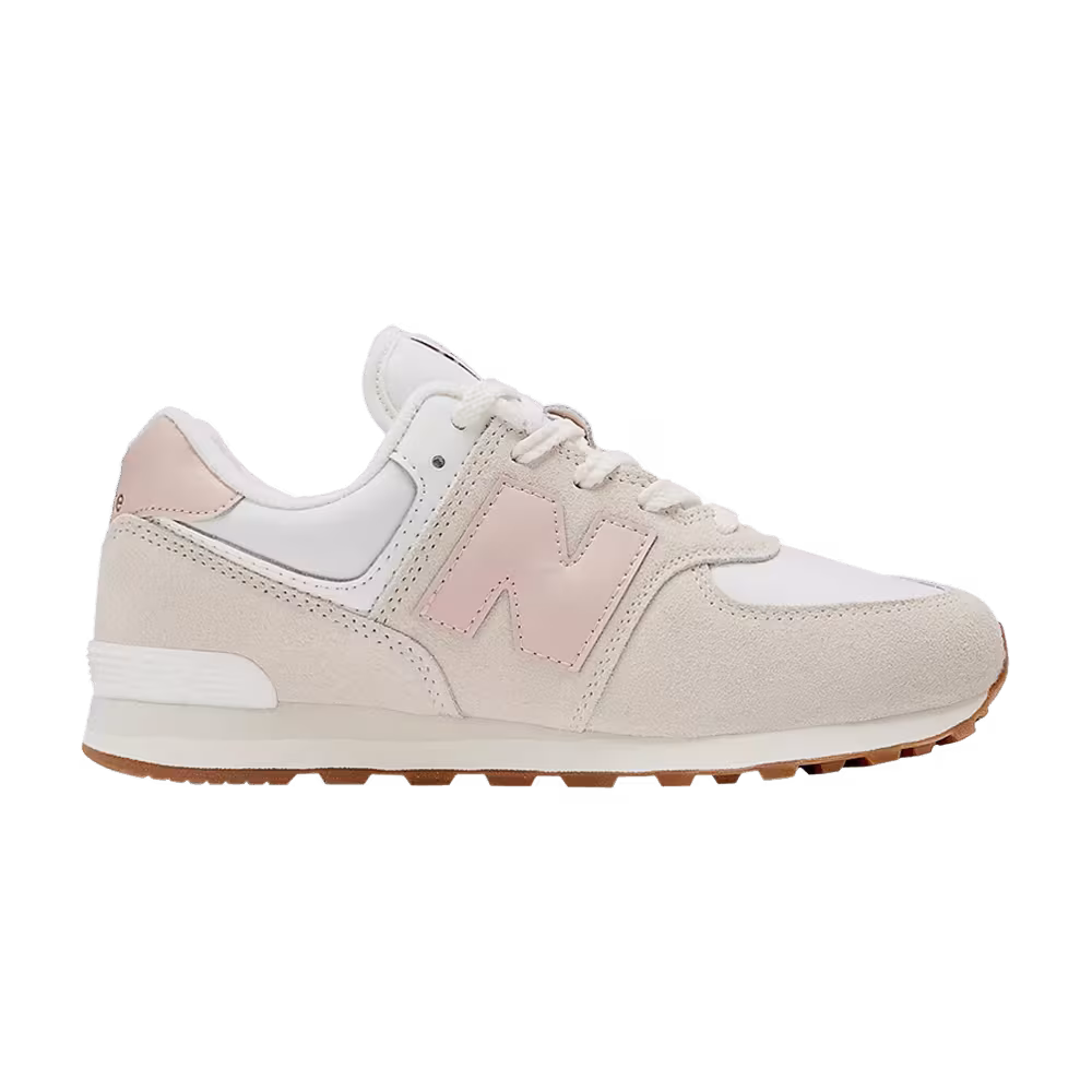 New Balance 574 Big Kid Moonbeam Pink Sand