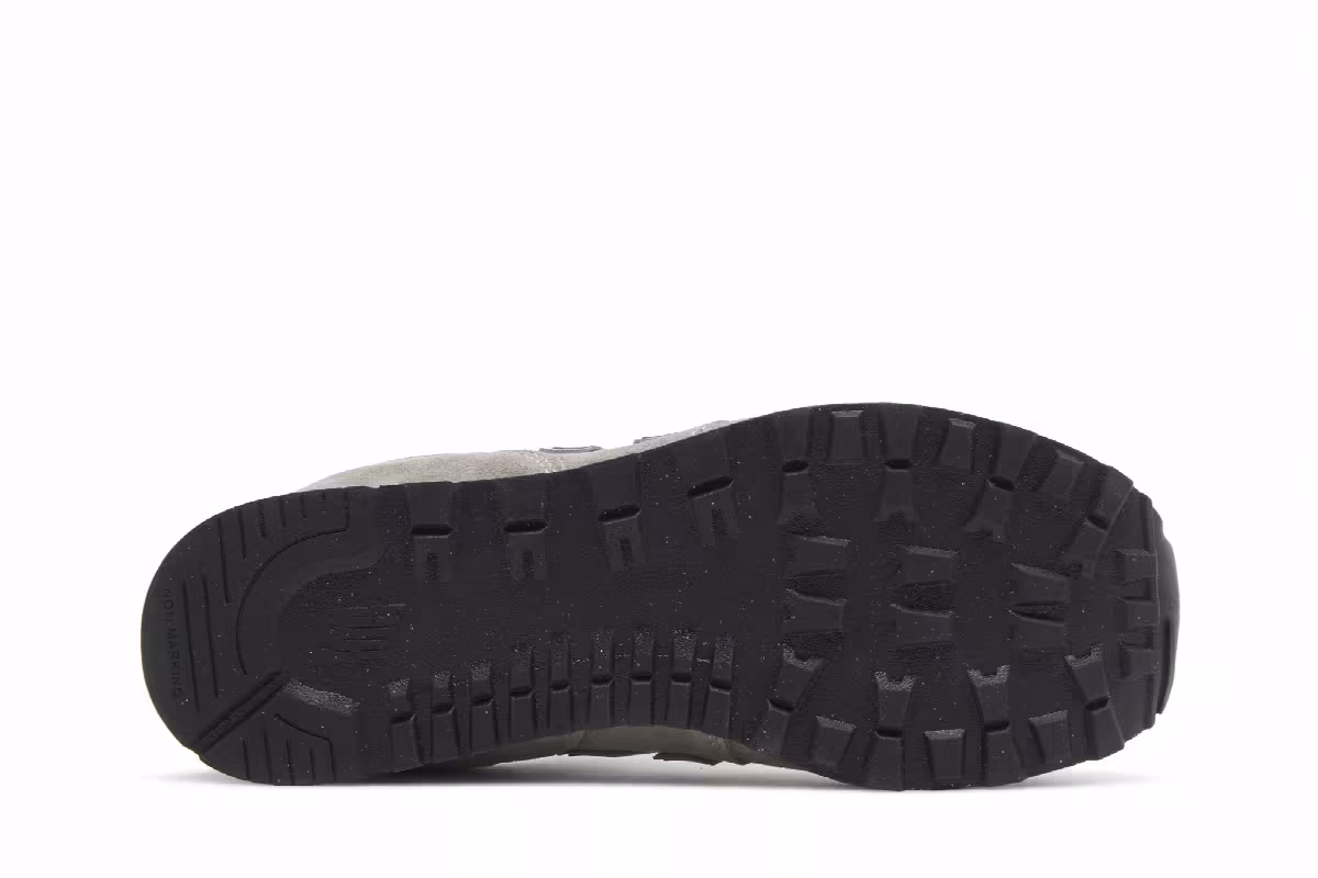 New Balance 574 Big Kid Wide Core Pack - Grey White, view 5