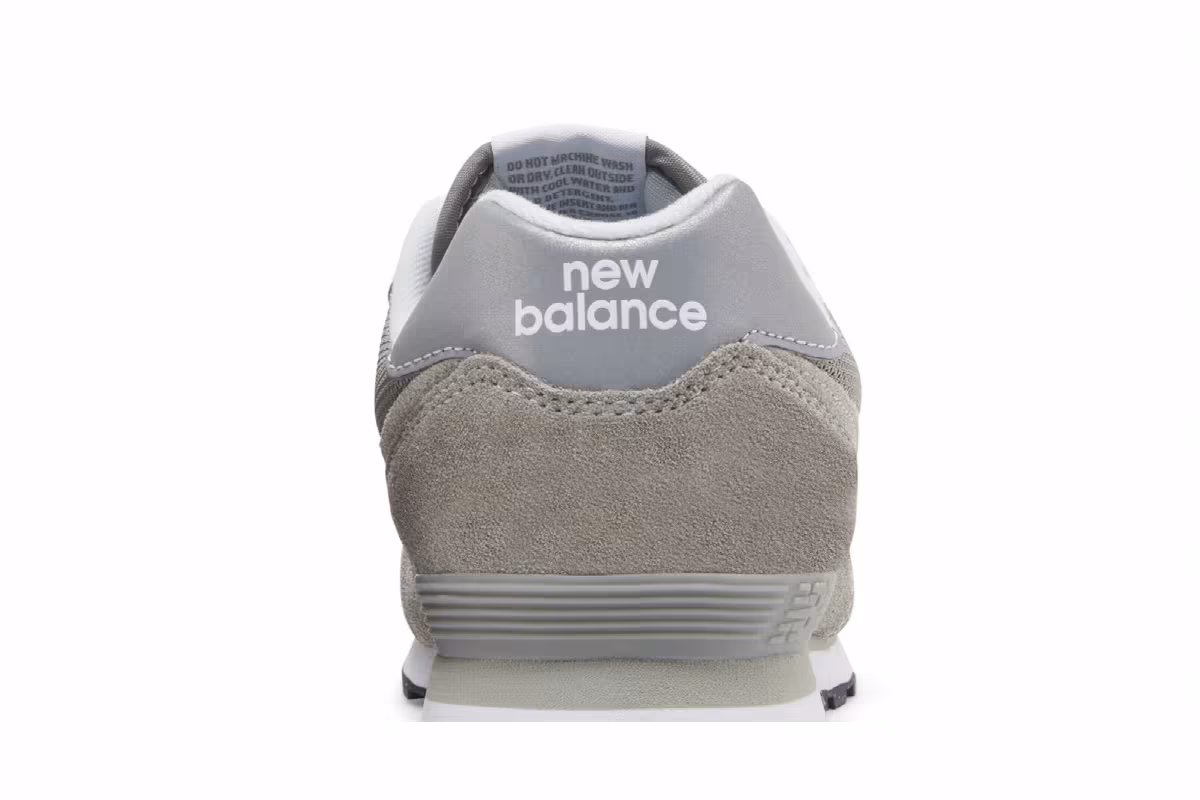 New Balance 574 Big Kid Wide Core Pack - Grey White, view 8
