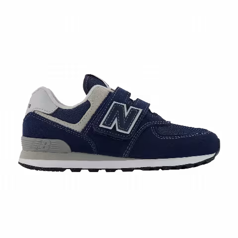 New Balance 574 Hook and Loop Little Kid Wide 'Core Pack - Navy'