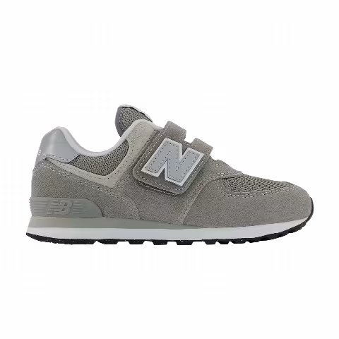 New Balance 574 Hook and Loop Little Kid Wide 'Core Pack - Grey White'