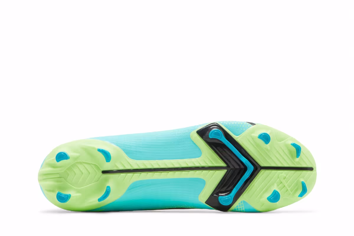 Nike Mercurial Vapor 14 Academy FG MG Dynamic Turquoise Lime Glow, view 5