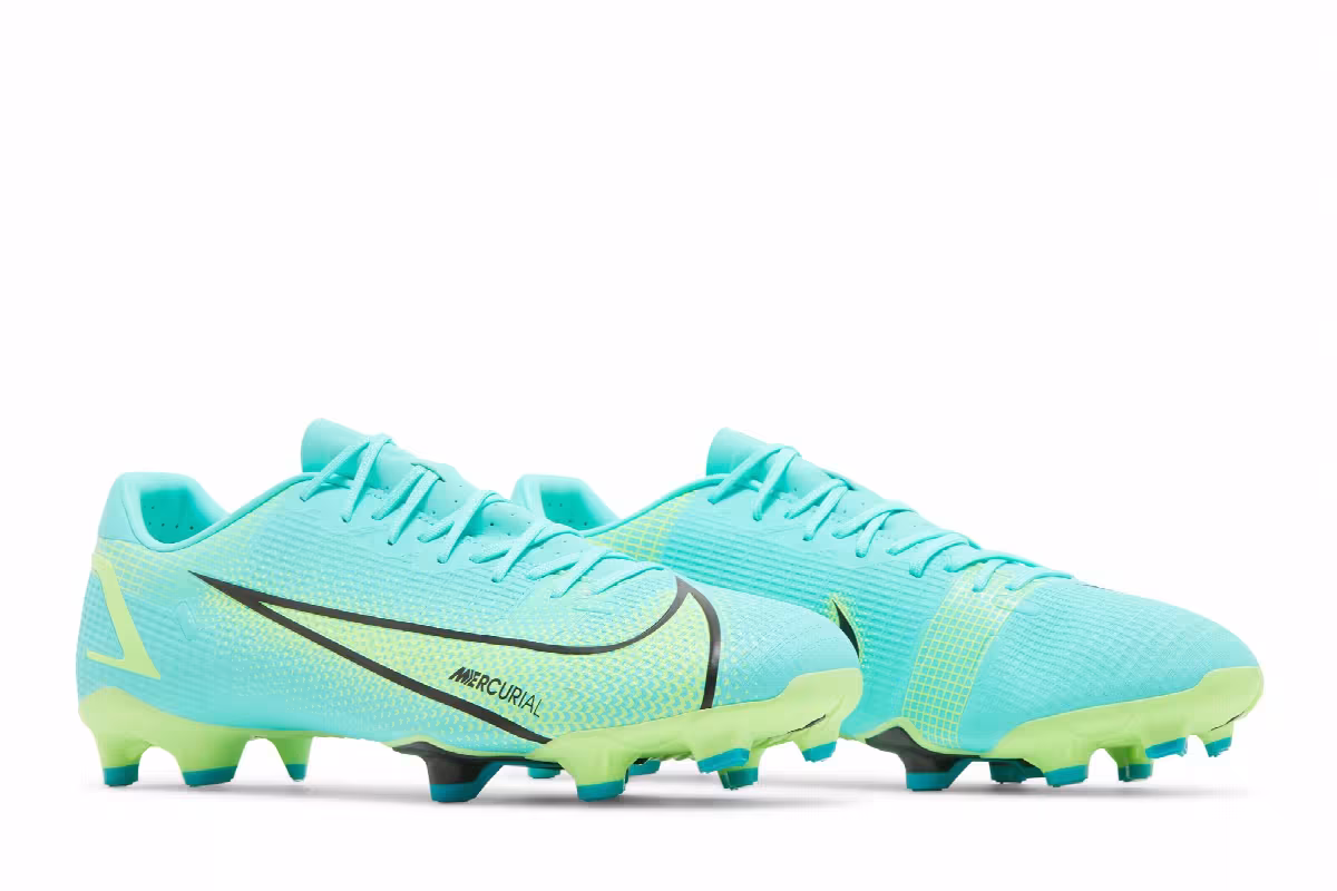 Nike Mercurial Vapor 14 Academy FG MG Dynamic Turquoise Lime Glow, view 9