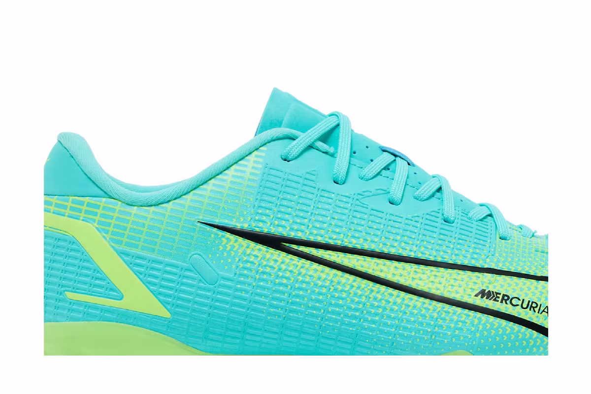 Nike Mercurial Vapor 14 Academy FG MG GS Dynamic Turquoise Lime Glow, view 3