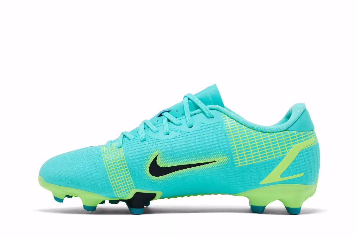Nike Mercurial Vapor 14 Academy FG MG GS Dynamic Turquoise Lime Glow, view 4