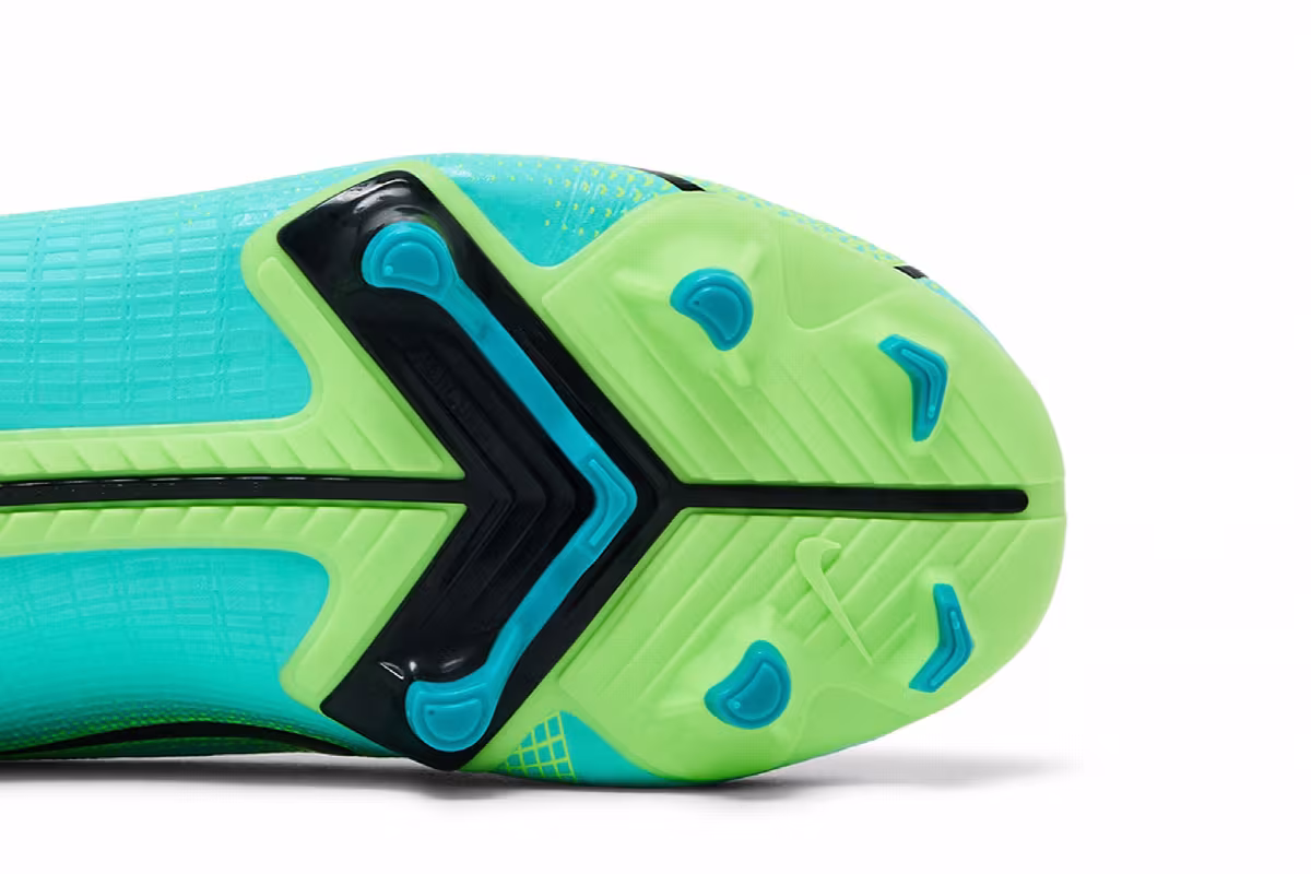 Nike Mercurial Vapor 14 Academy FG MG GS Dynamic Turquoise Lime Glow, view 6