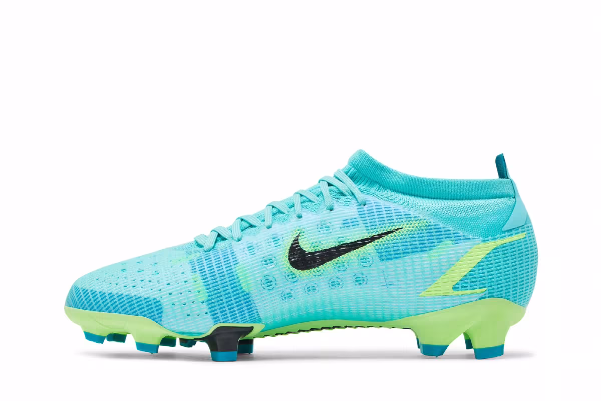 Nike Mercurial Vapor 14 Pro FG Dynamic Turquoise Lime Glow, view 4