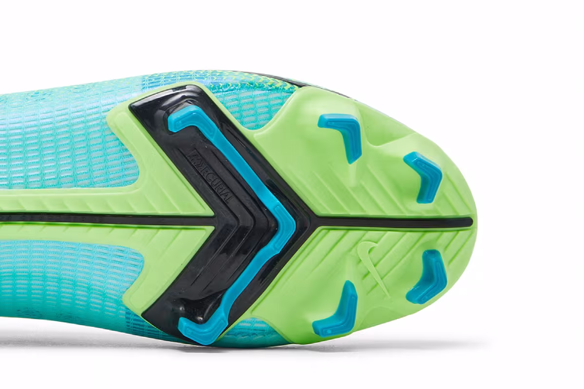 Nike Mercurial Vapor 14 Pro FG Dynamic Turquoise Lime Glow, view 6