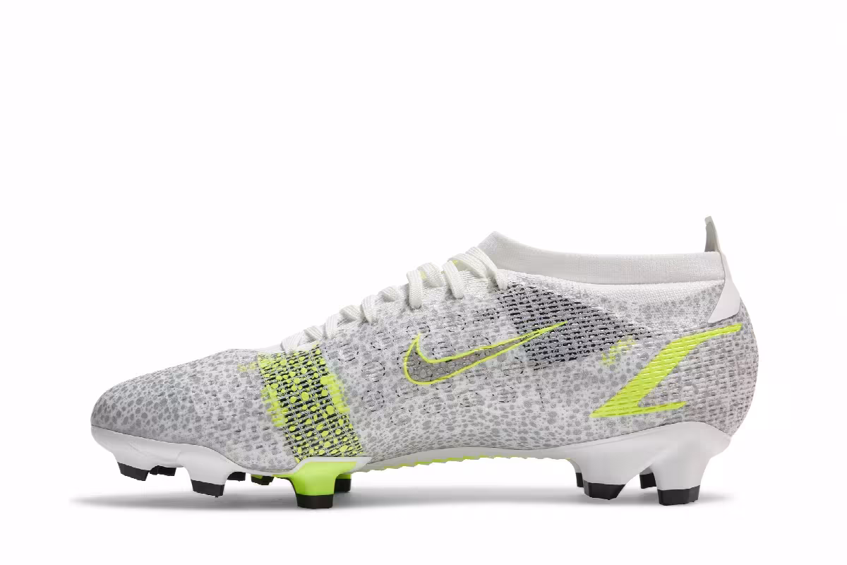 Nike Mercurial Vapor 14 Pro FG Metallic Silver Volt, view 4