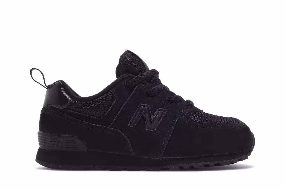 New Balance 574 Bungee Toddler Core Pack - Black, view 2