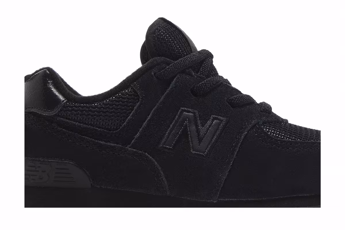 New Balance 574 Bungee Toddler Core Pack - Black, view 3