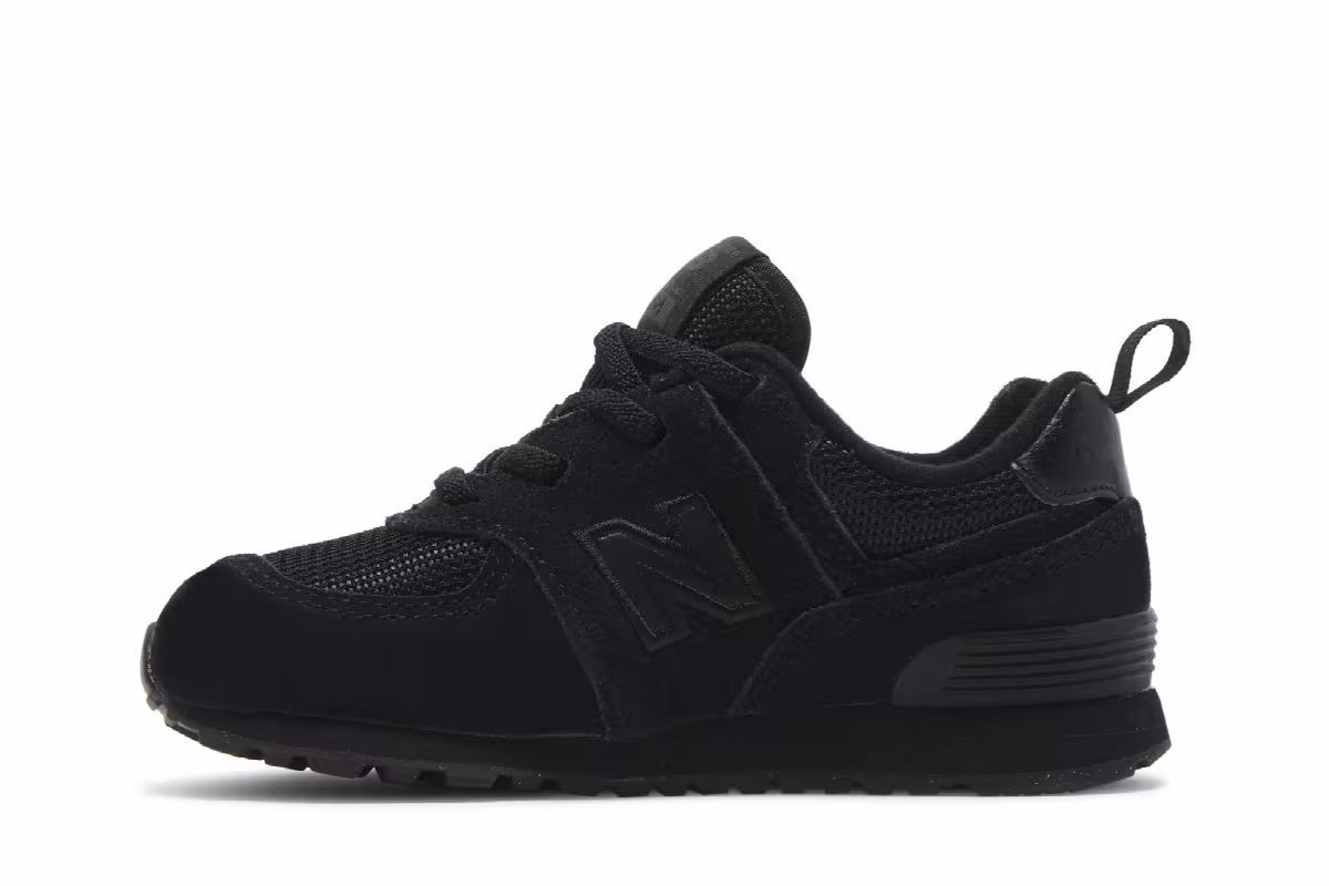 New Balance 574 Bungee Toddler Core Pack - Black, view 4