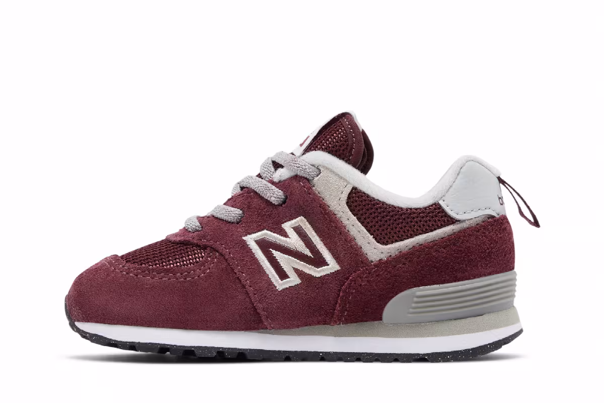 New Balance 574 Bungee Toddler Core Pack - Burgundy, view 4