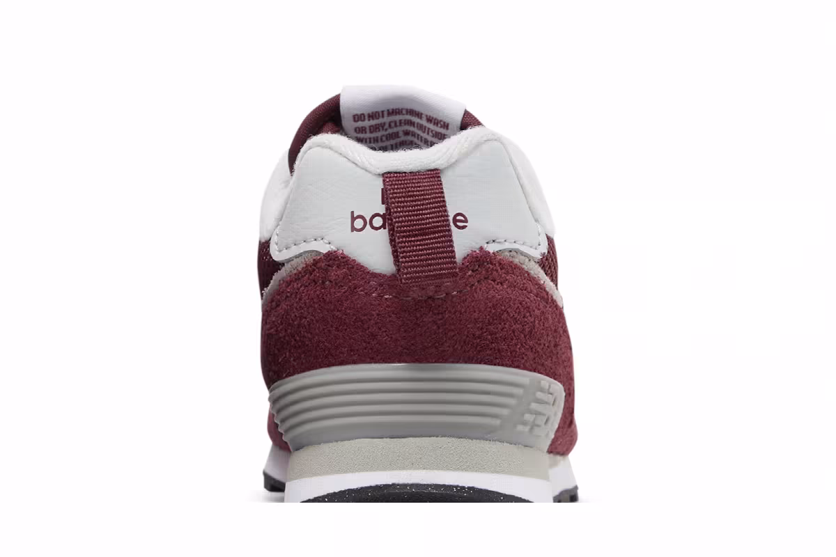 New Balance 574 Bungee Toddler Core Pack - Burgundy, view 8