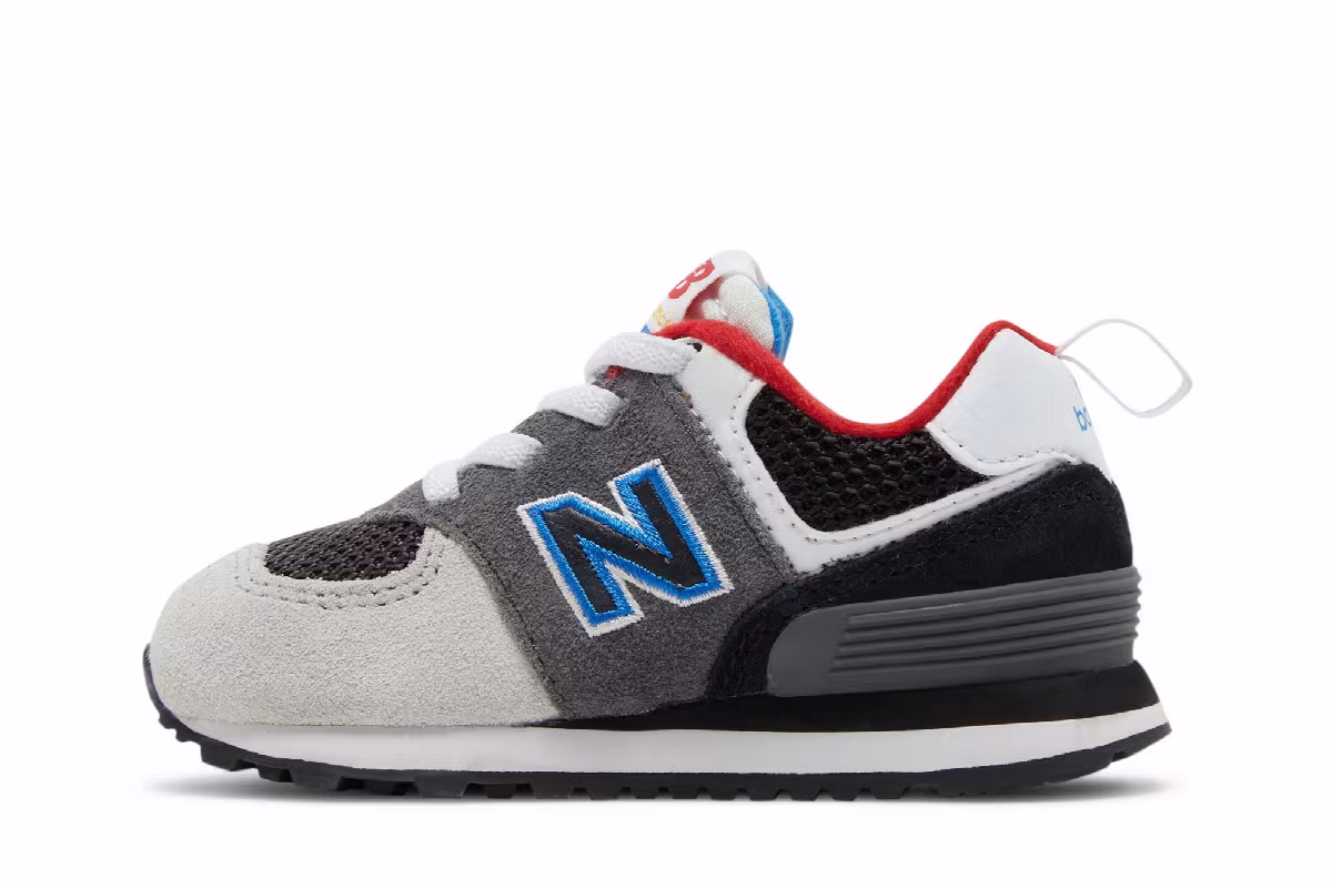 New Balance 574 Bungee Toddler Magnet Serene Blue, view 4