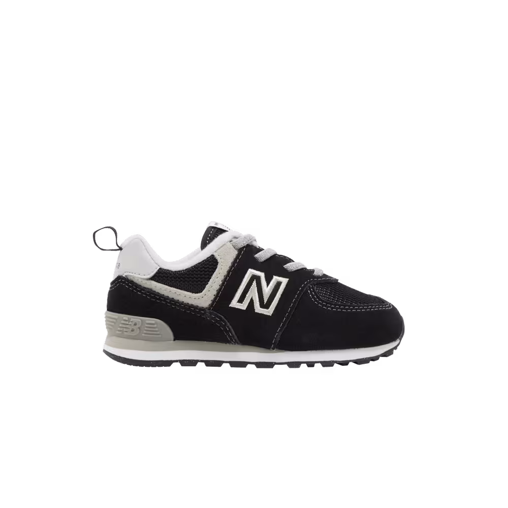 New Balance 574 Bungee Toddler Wide Core Pack - Black White