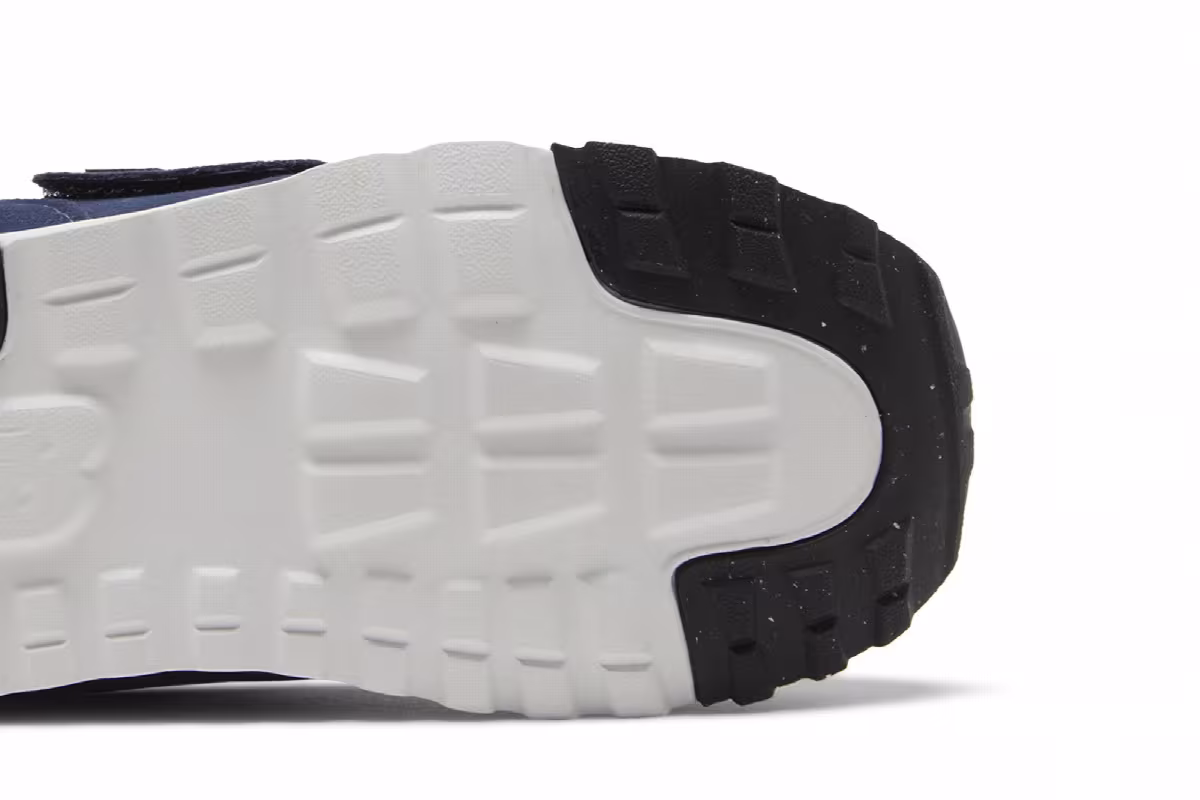 New Balance 574 New-B Hook & Loop Toddler Navy White, view 6