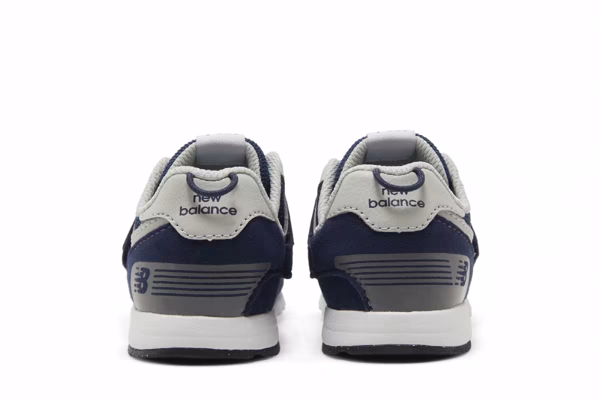 New Balance 574 New-B Hook & Loop Toddler Navy White, view 7