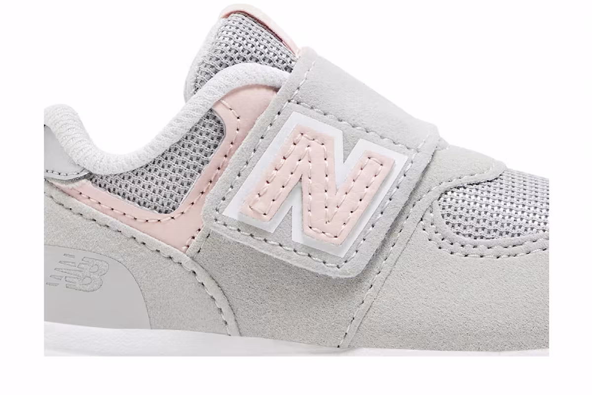 New Balance 574 New-B Hook & Loop Toddler Rain Cloud Pink Haze, view 3
