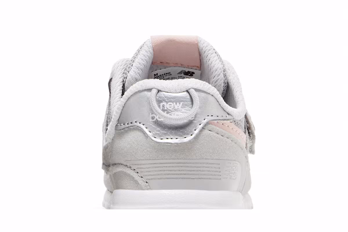 New Balance 574 New-B Hook & Loop Toddler Rain Cloud Pink Haze, view 8