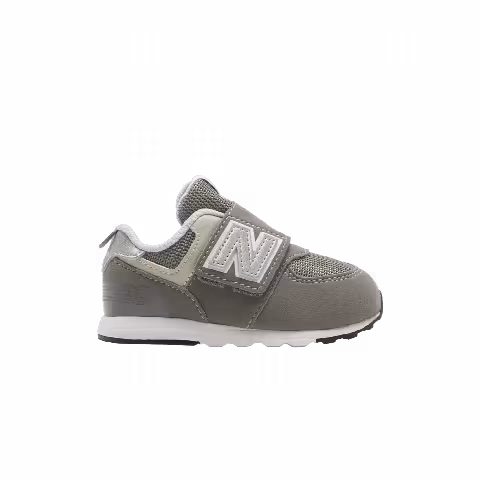 New Balance 574 New-B Hook & Loop Toddler Wide 'Rain Cloud Silver Metallic'