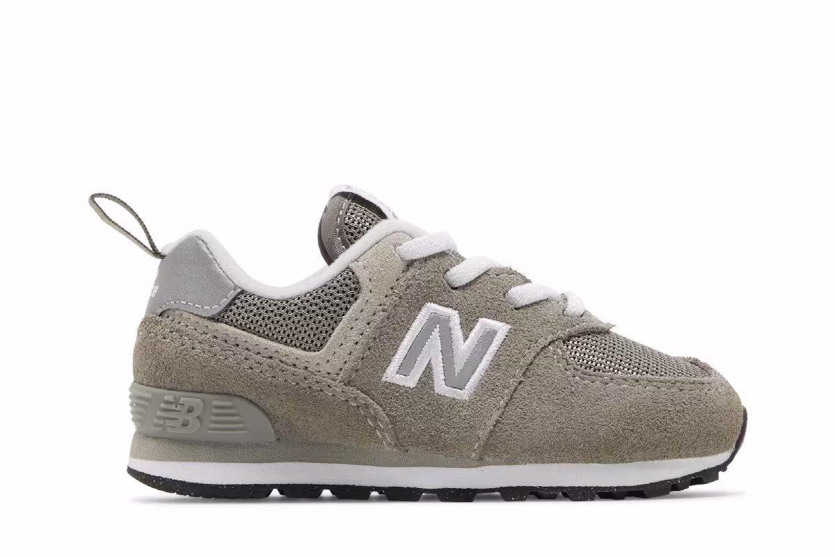 New Balance 574 Bungee Toddler Wide Core Pack - Grey, view 2