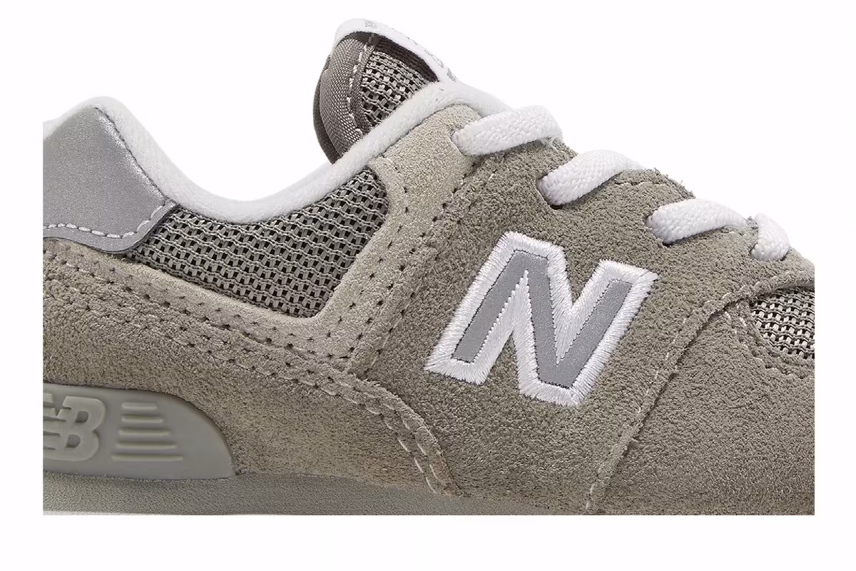 New Balance 574 Bungee Toddler Wide Core Pack - Grey, view 3