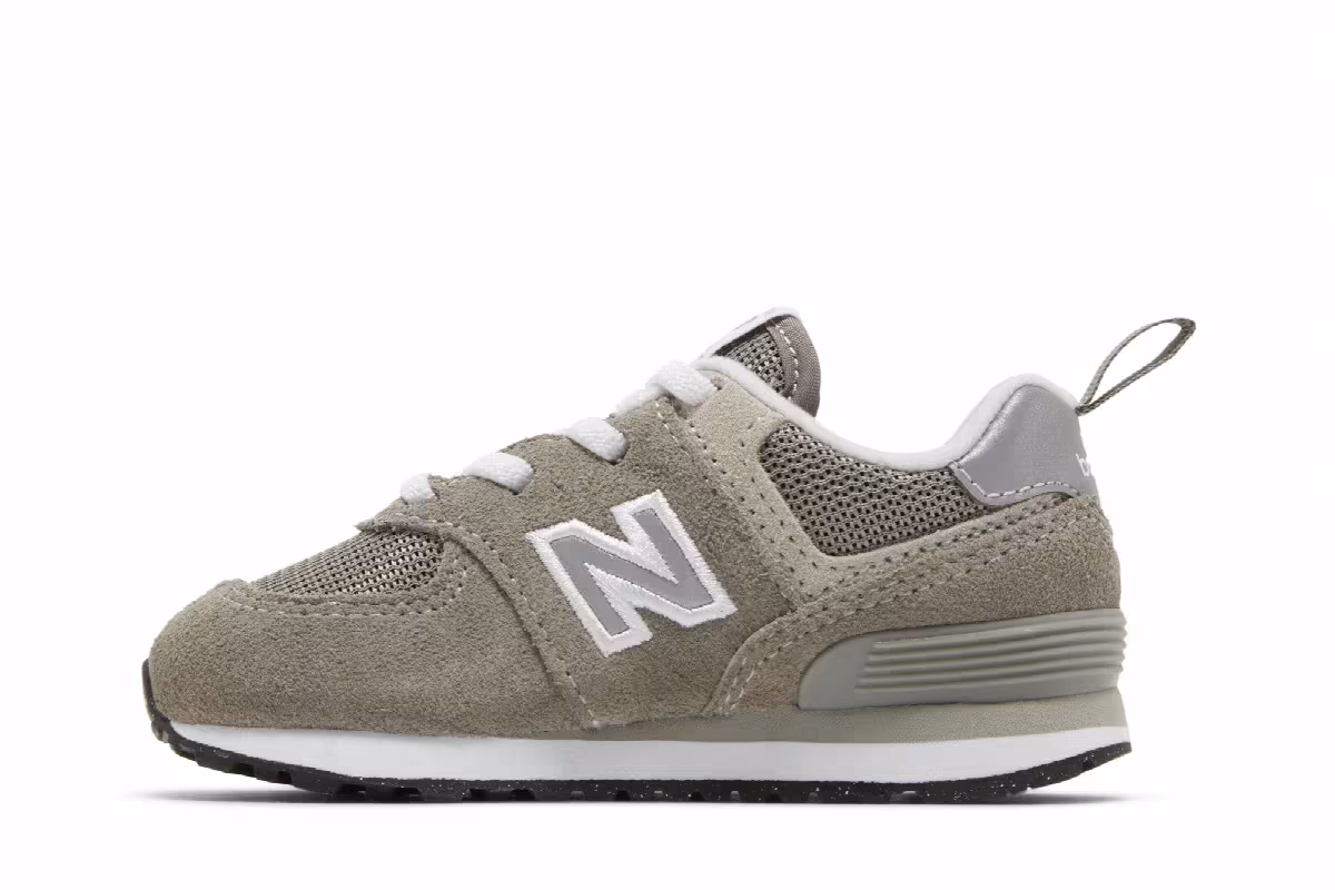 New Balance 574 Bungee Toddler Wide Core Pack - Grey, view 4