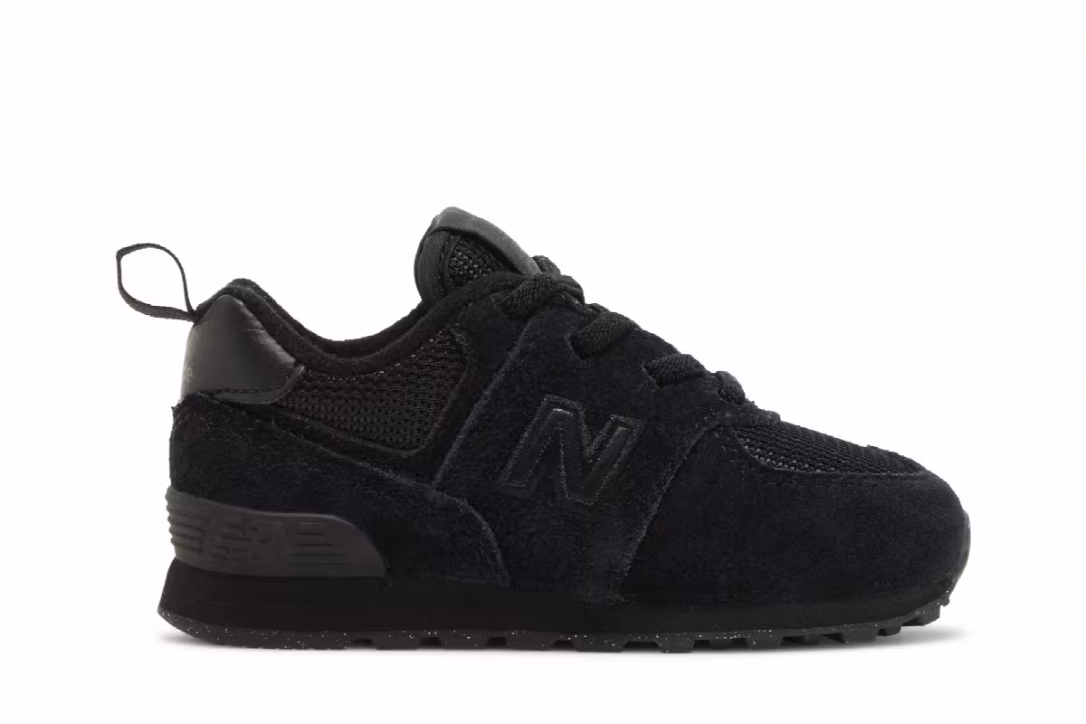 New Balance 574 Bungee Toddler Wide Core Pack - Black, view 2