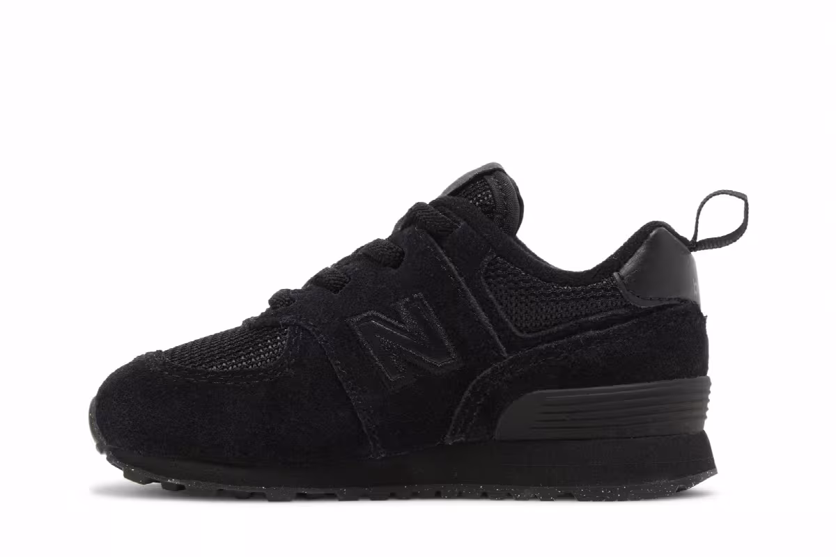 New Balance 574 Bungee Toddler Wide Core Pack - Black, view 4