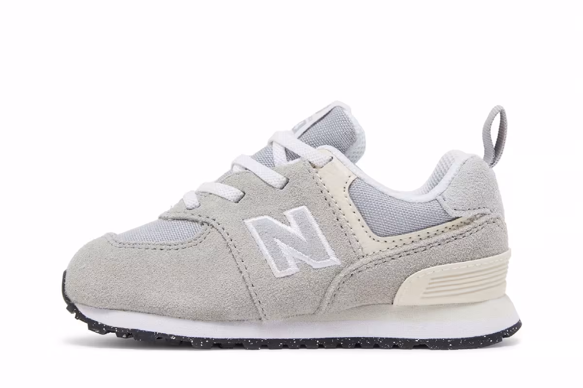 New Balance 574 Toddler Team Away Grey, view 4
