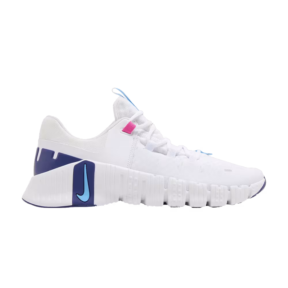 Nike Women's Free Metcon 5 White Aquarius Blue