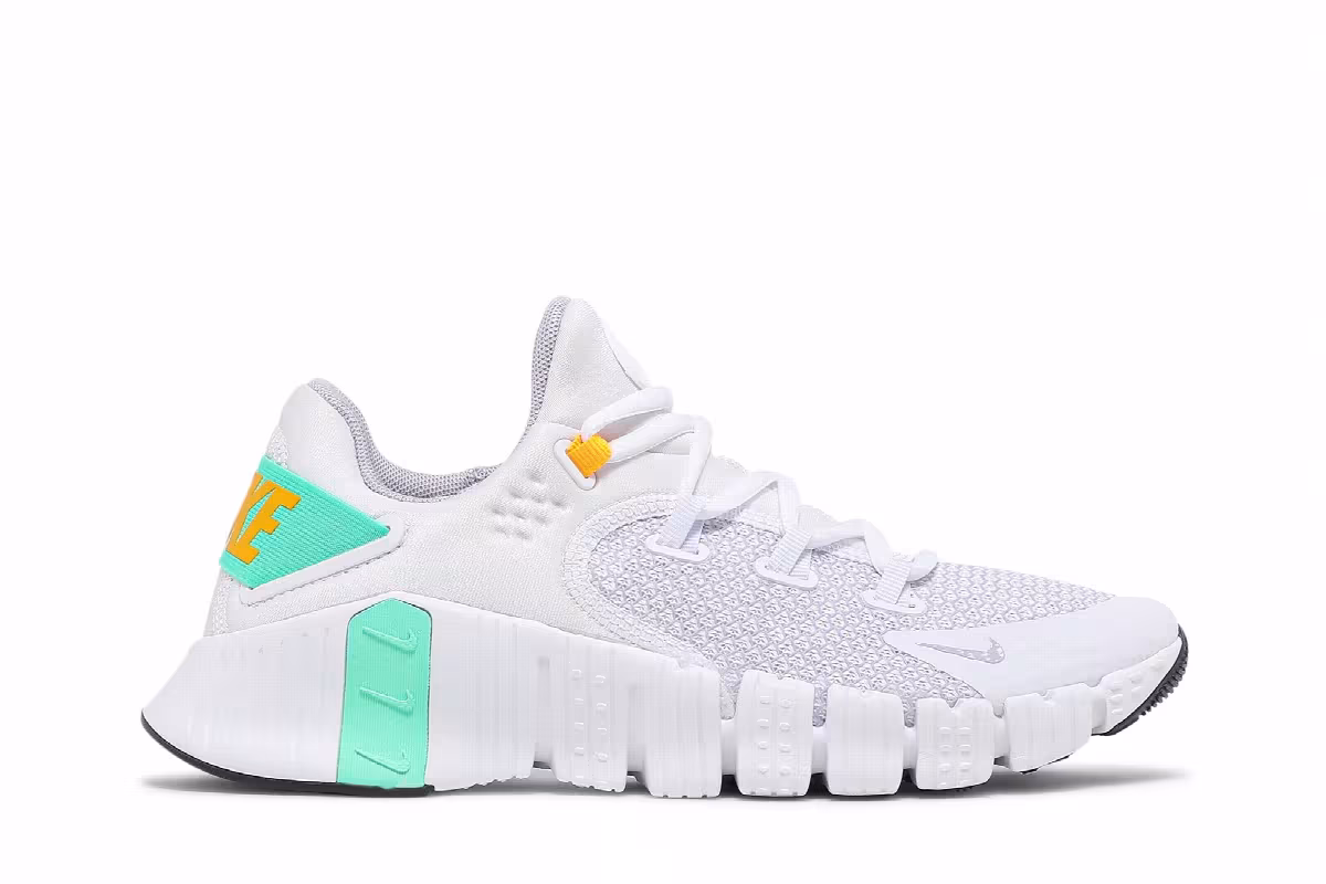 Nike Women's Free Metcon 4 White Green Glow, view 2