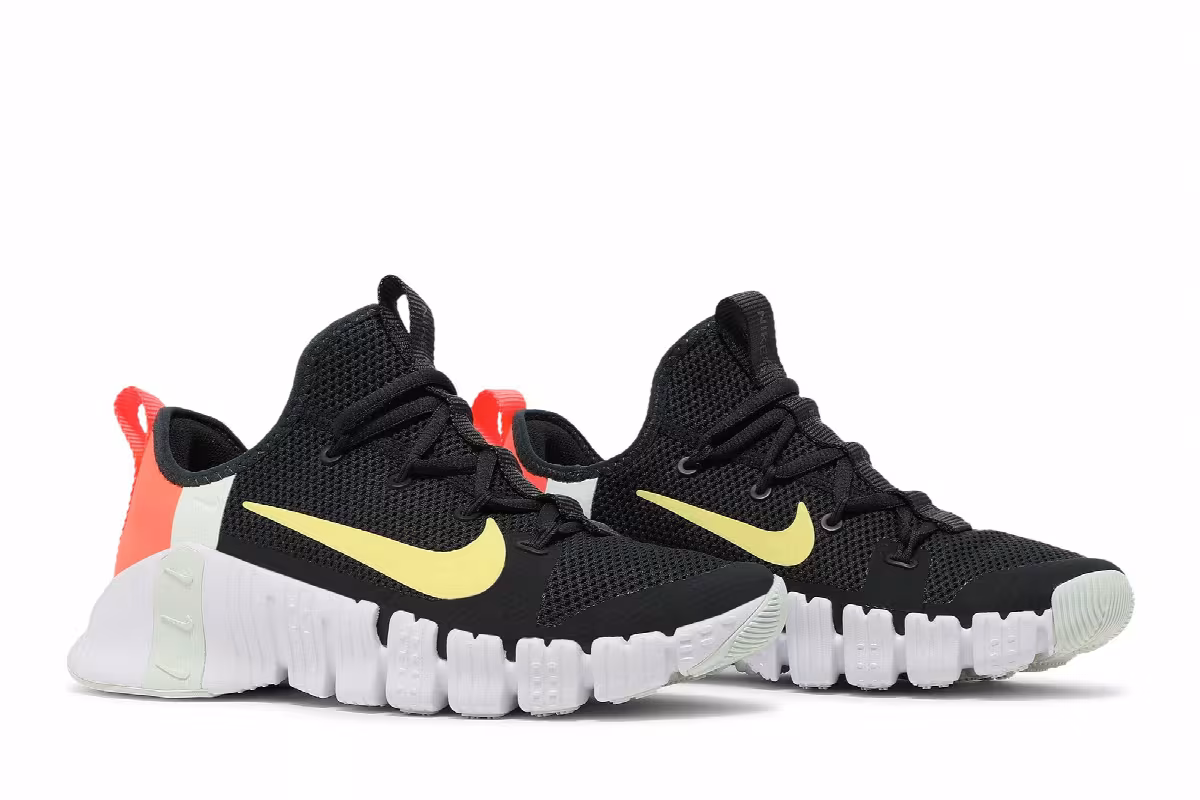 Nike Women's Free Metcon 3 Black Bright Mango, view 9